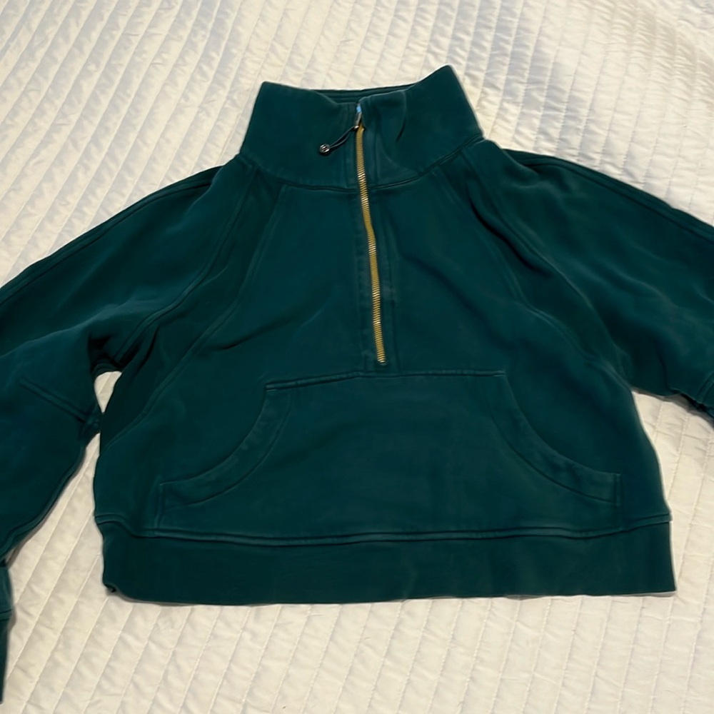Lululemon Scuba Quarter Zip - Dark Green